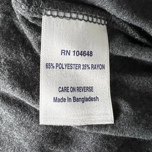 Rivalry Threads Drake Bulldogs Gray V-Neck Short Sleeve T-Shirt - Large - NWT - Picture 5 of 7